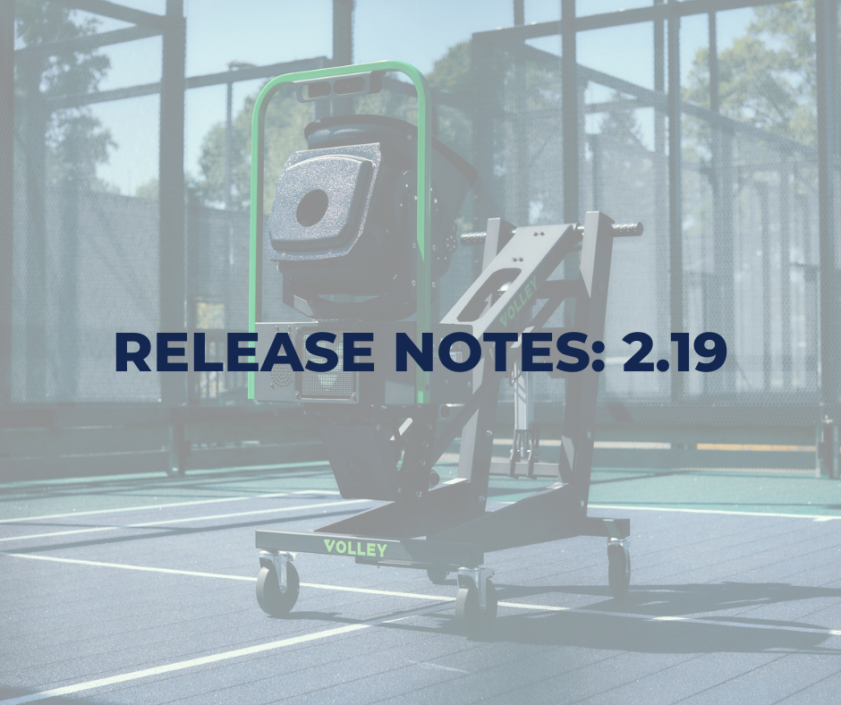 RELEASE NOTES 2.19