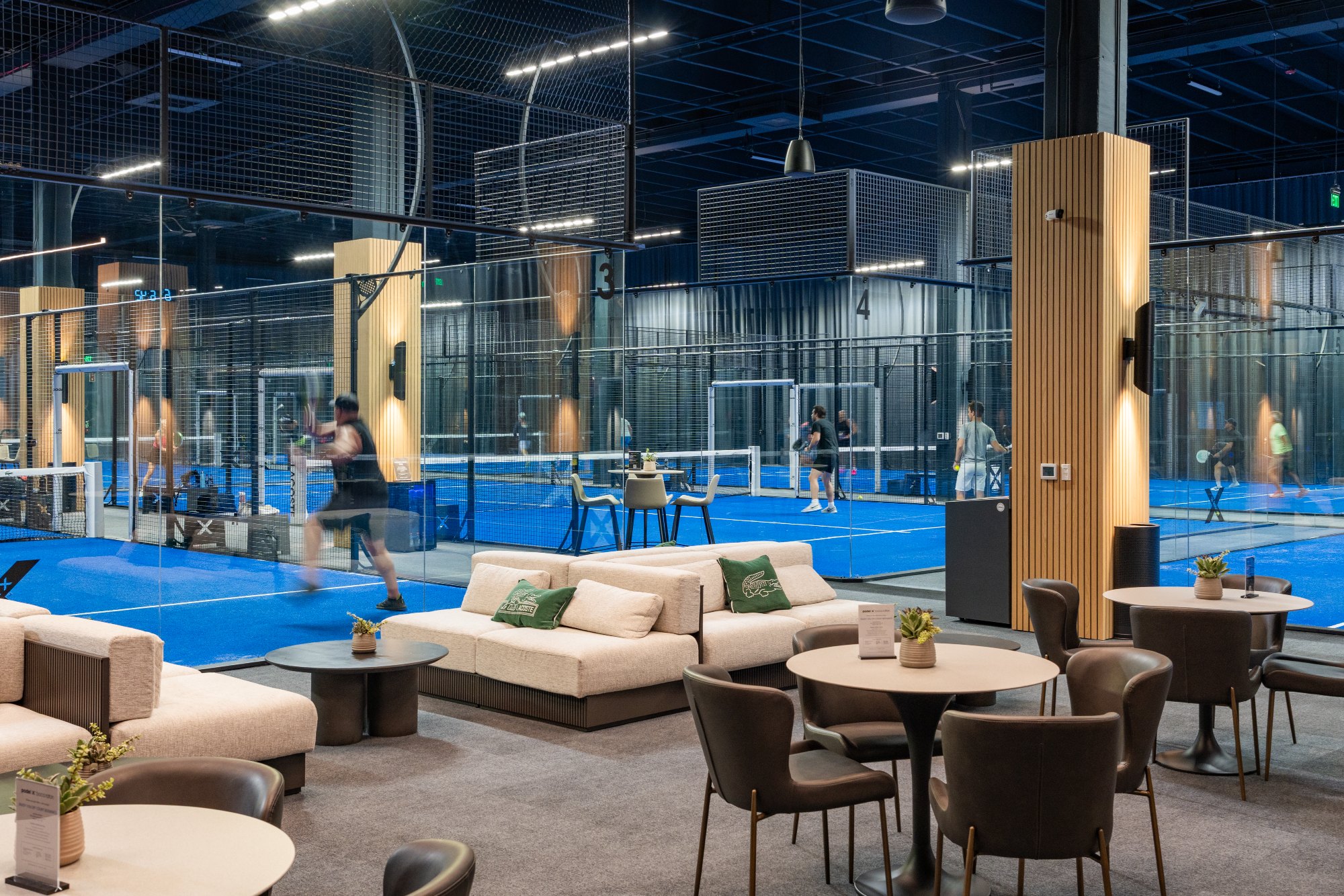 Inside a Padel X club in South Florida